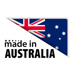 Made in Australia graphic and label.