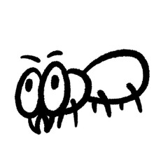 termite cartoon ,png cartoon, doodle, handdraw, design, charactor, cute, kwaii, cartoon clipart, black and white