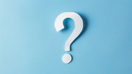 Naklejka premium Inquiry Symbol. Generative AI