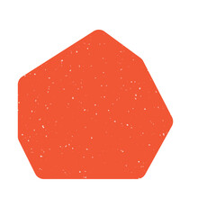 Colorful abstract geometric grainy shape