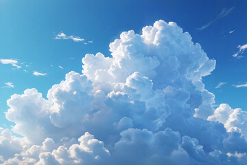 set of clouds in blue sky
 - obrazy, fototapety, plakaty