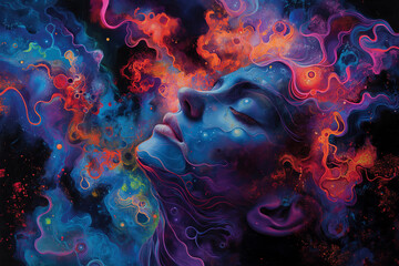 Cosmic Reverie: A Surreal Awakening - Exploring the Depths of Imagination and Emotion