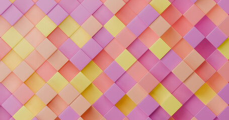 geometric shapes abstract background with cubes