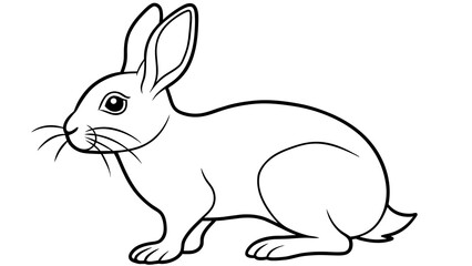 Adorable Rabbit Vector Illustration Captivating Art for Your Projects