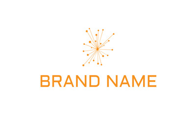 Set of abstract dots and lines brain logotypes concept. Logo for science innovation, machine learning, ai, medical research, new technology development, human brain health, it startup.