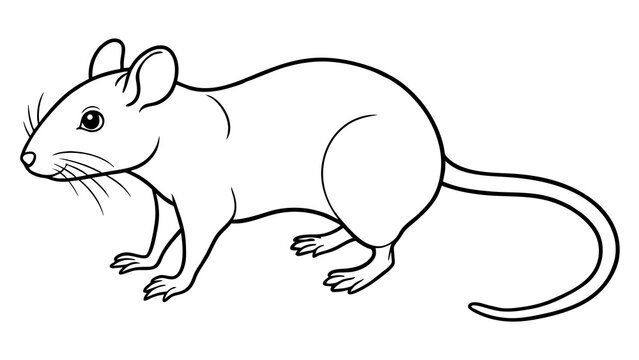Whimsical Rat Vector Illustration Adding Charm to Your Designs