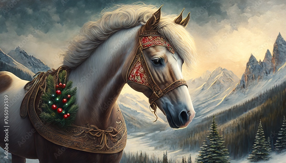 Canvas Prints portrait of a horse