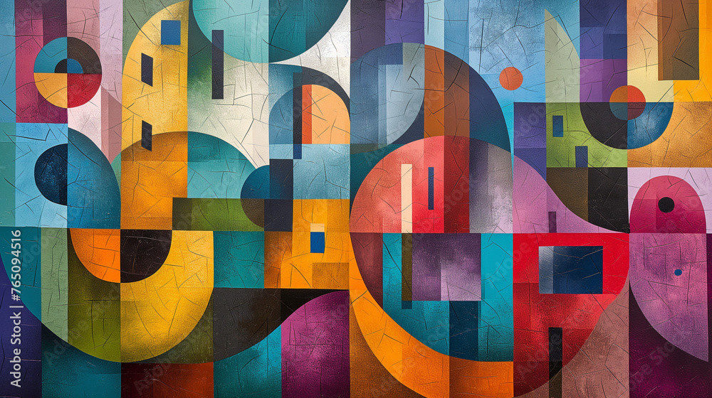 Poster abstract colorful background