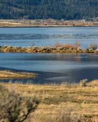 Wind pattern on Washoe Lake