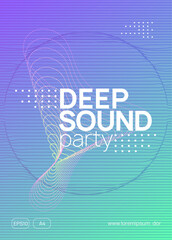 Discotheque Background. Pink Dj Event. Fest Magazine. Green Party Banner. Soundwave Audio Invitation. Trance Vector. Music Concert Element. Violet Discotheque Background