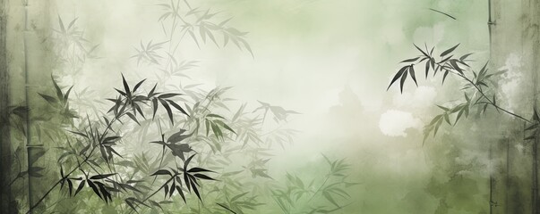 olive bamboo background with grungy texture