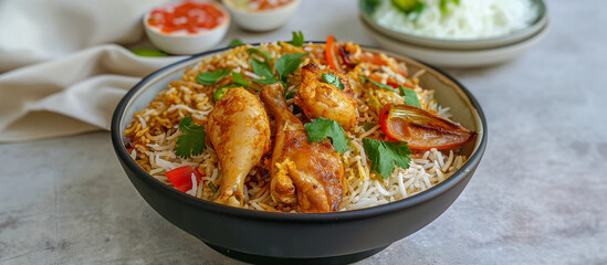 Fototapeta premium Chicken Biryani 