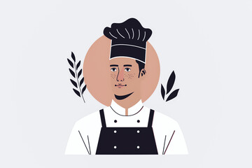 Portrait of a Chef in Professional Attire