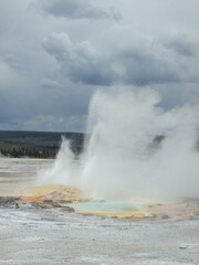 Yellowstone hot springs