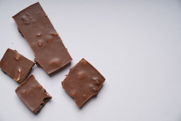 pieces of chocolate