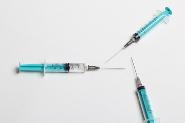 syringe with a needle
