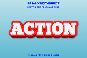 Action 3D Text Effect.
