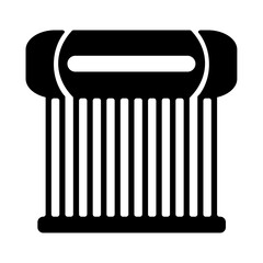 Electronics Equipment Black Icon Pack