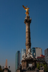 Fototapeta na wymiar The Angel of Independence (El Ángel), Mexico City, Mexico