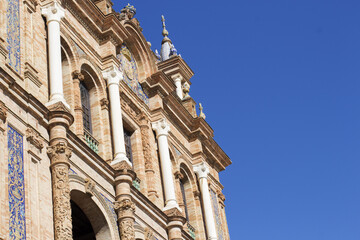 Obraz premium Plaza de Espana in Seville, Andalusia, Spain