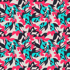 Abstract urban seamless pattern wave shapes for apparel things, textile, texture, backgrounds and to print on fabric and other design things