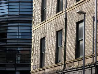 Buildings surrounding Dublin road - Belfast city - County Antrim - Northern Ireland - UK