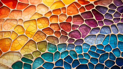 3D abstract colorful wallpaper background, different textures
