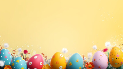Colorful Easter background