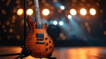 An electric guitar is the perfect instrument for any musician looking to rock out.