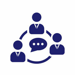 Business or organisation management icon. Containing manager, teamwork, strategy, marketing, business, planning, training, employee icon. Solid icon vector collection. Eps 10. 