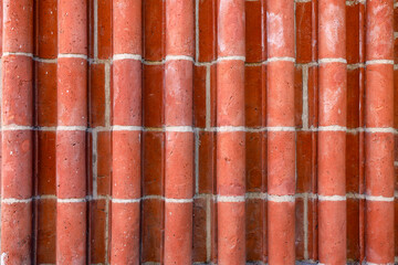 Old red brick wall stara czerwona cegłą