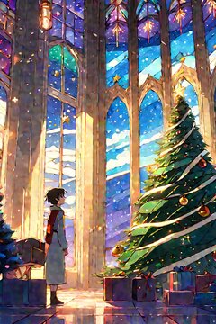 Beautiful christmas theme image