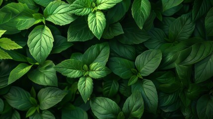 Macro Leaves Texture as Background