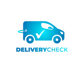 Delivery check logo design
