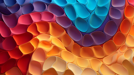 Abstract artistic geometric pattern combines simplicity and complexity