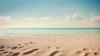 beach and sea summer background with copy space, space for text and design, holiday concept 