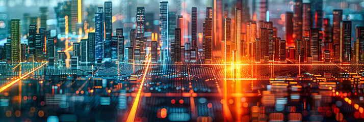 In the Pulse of the City, Technology and Life Converge, Weaving a Symphony of Progress in the Heart of Urban Dreams