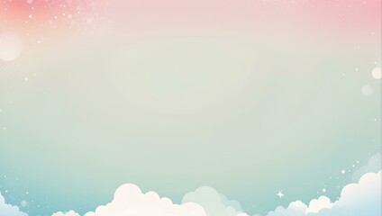 abstract background with clouds, copy space, space for text and design, dream concept 