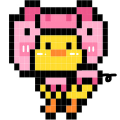 pixel duck