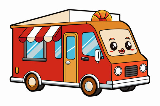 food truck vector illustration