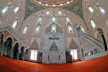 Obraz premium Located in Edirne, Turkey, the 2nd Beyazt Mosque was built in the 15th century.