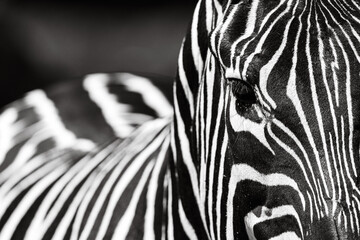 Zebra: A striking and iconic African mammal - 765145904
