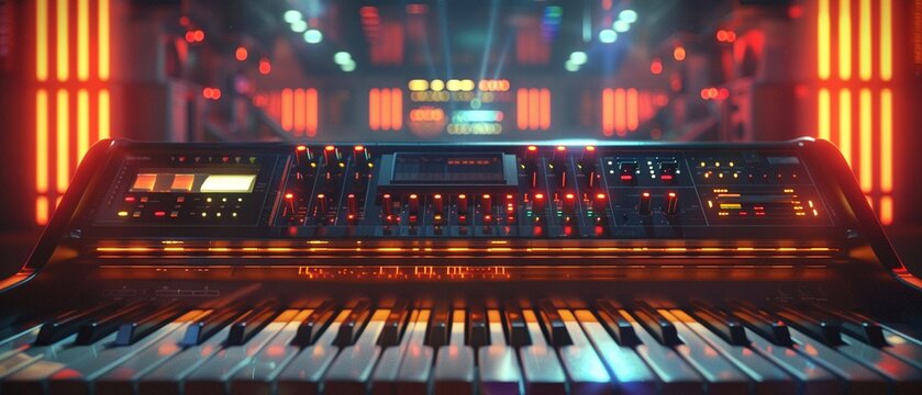 Feel the creative pulse of electronic synths as they shape the sonic landscape