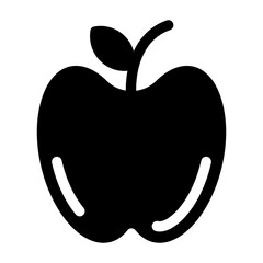Vector Icon Apple, food, fruit, diet, natural food