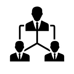 Team work icon vector element illustration on a Transparent Background 