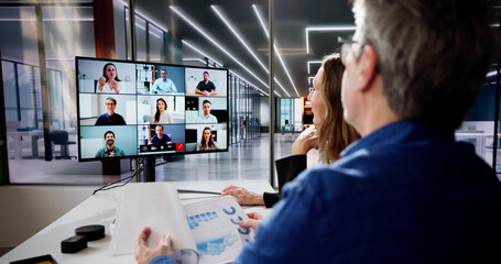 Online Video Conference Business Meeting Call - 765151973