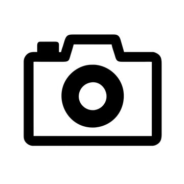 Photo camera icon vector