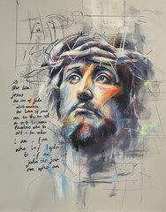 Jesus - Lion of Juda - Löwe von Juda - obrazy, fototapety, plakaty
