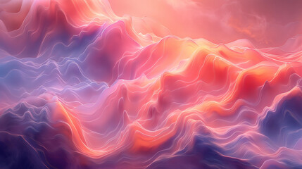 Abstract background with fluid shapes and pastel colors serene and relaxing atmosphere
