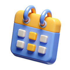 calendar a classic icon for planning and scheduling 3d illustration